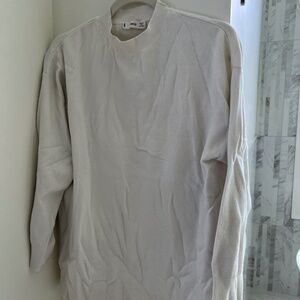 MANGO ivory sweater - size m